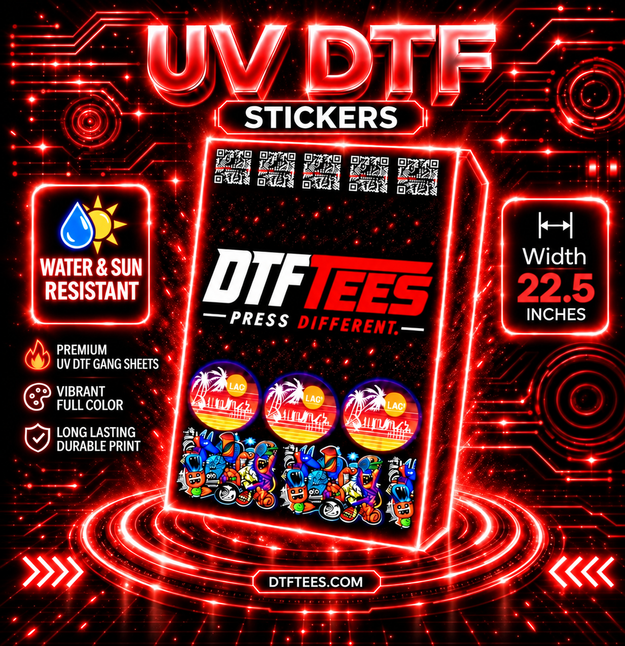 Build A UVDTF Gang Sheet