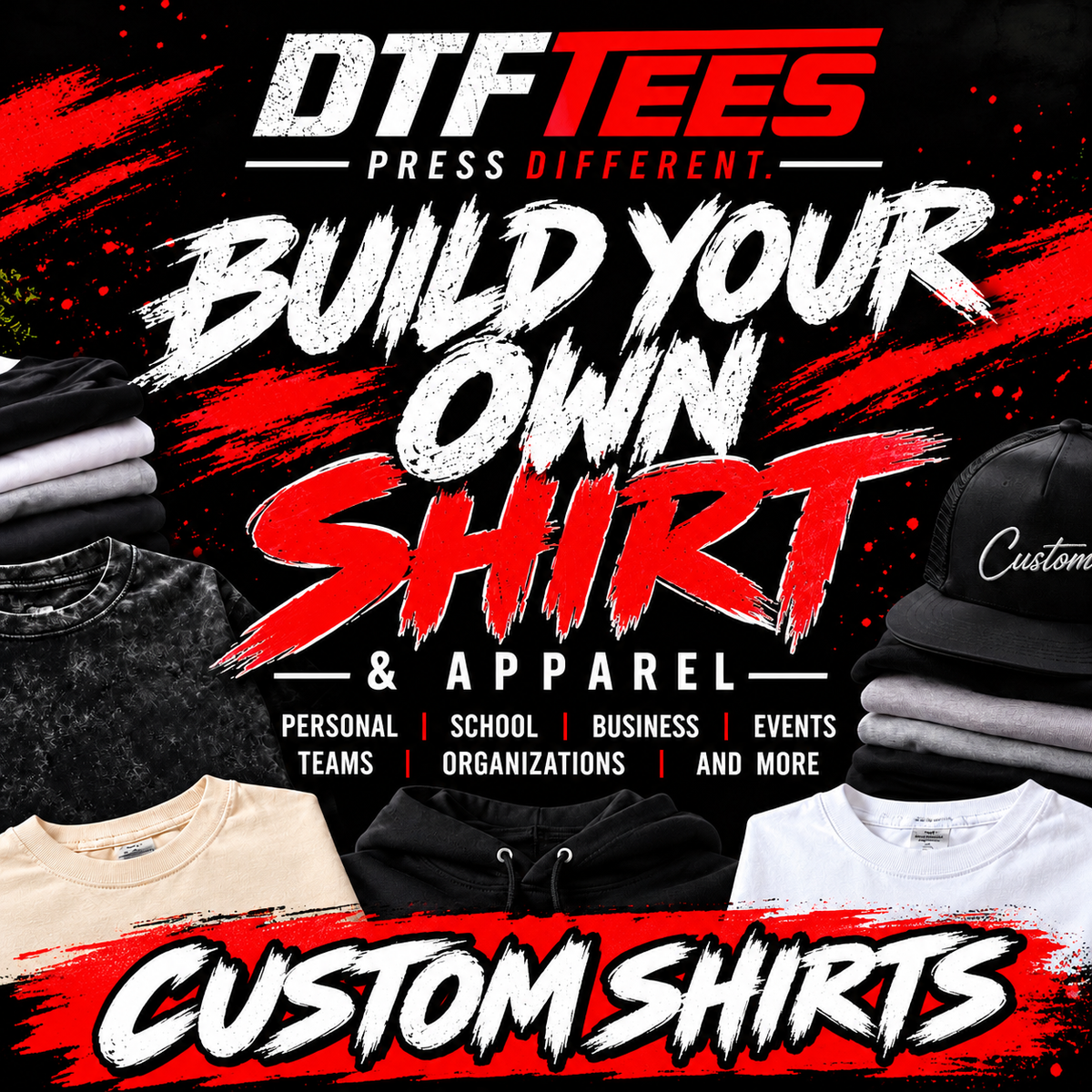 Custom T-Shirts & Apparel