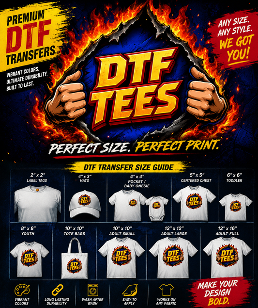 DTF Sheet by Size (Upload Sheet)