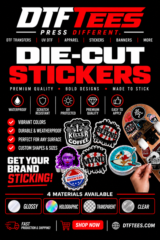 Die Cut Custom Stickers