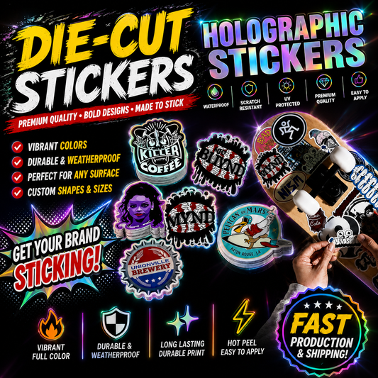 Die Cut Custom Stickers